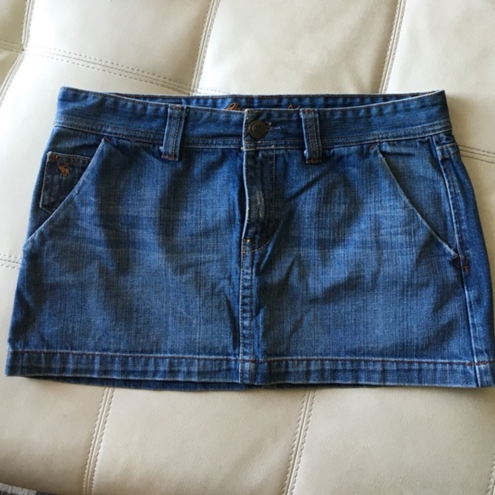 Abercrombie denim mini skirt